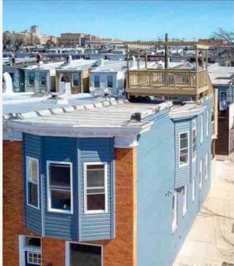 Downtown Upper Canton 3 Bdrm 3 Bath With Rooftop And Parking Pad Baltimore